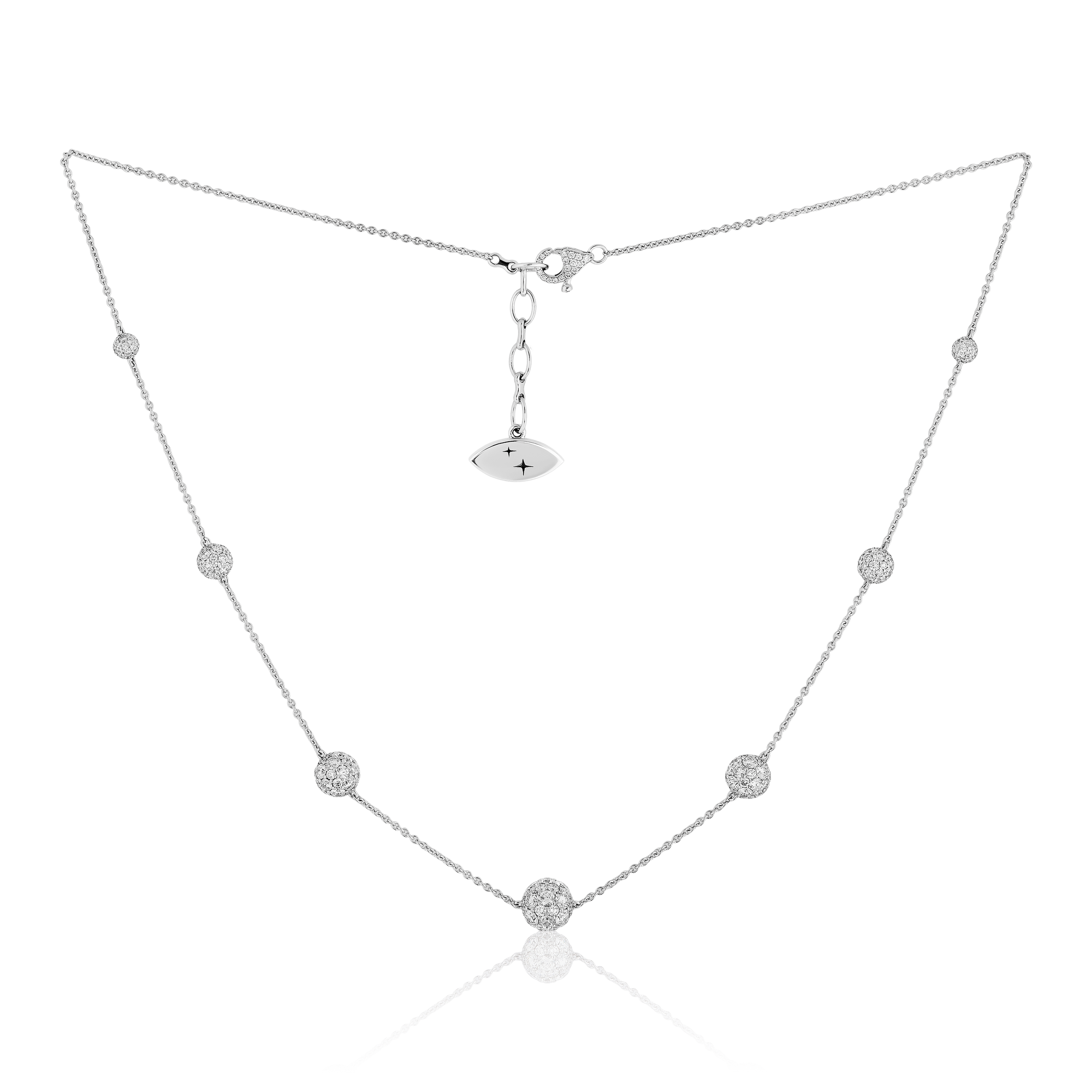 Celestial Graduating Charm Necklace with Standard Chain