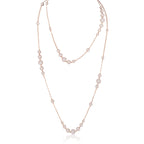 Celestial By The Yard XL Charm Necklace in Rose Gold with Spoiled Chain