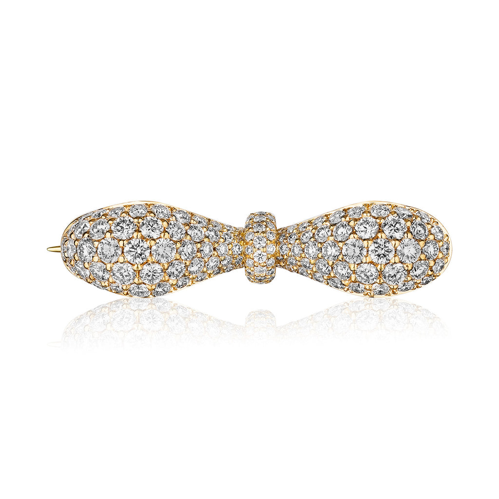 Together Forever Infinity Broach in Yellow Gold