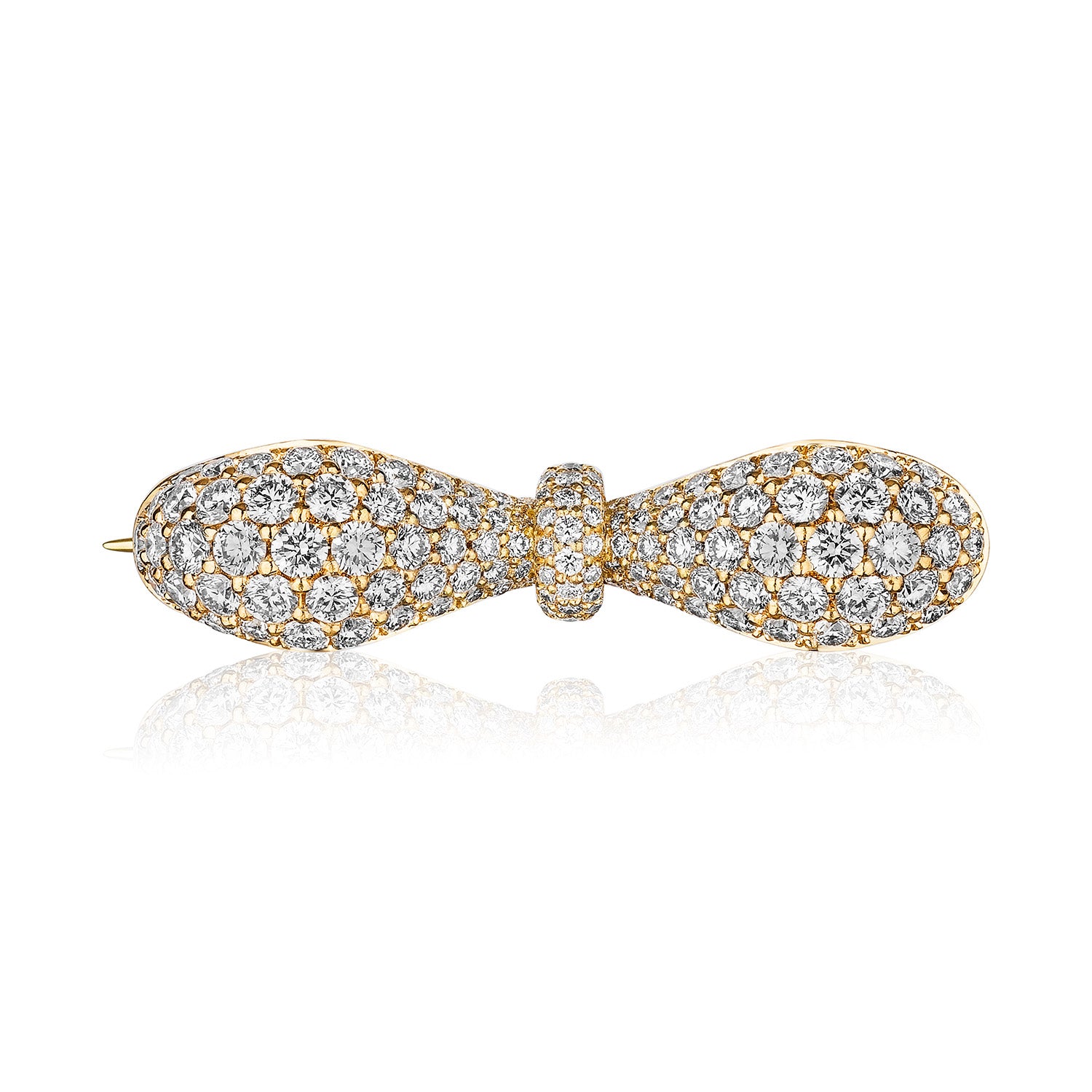 Together Forever Infinity Broach in Yellow Gold