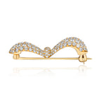Together Forever Infinity Broach in Yellow Gold