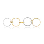 Together Forever Mini Infinity Link Ring in Yellow Gold & Natural Diamonds