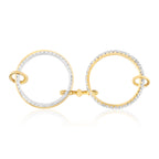 Together Forever Mini Infinity Link Ring in Yellow Gold & Natural Diamonds