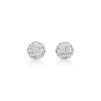 Celestial Medium Studs in White Gold & Natural Diamonds