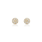 Celestial Small Studs in Yellow Gold & Natural Diamonds