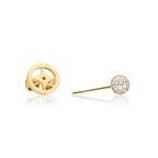Celestial Small Studs in Yellow Gold & Natural Diamonds