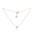 Celestial Single Charm Pendant in Rose Gold with Standard Chain