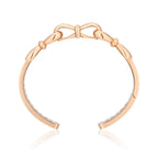 Together Forever Jumbo Infinity Cuff in Rose Gold