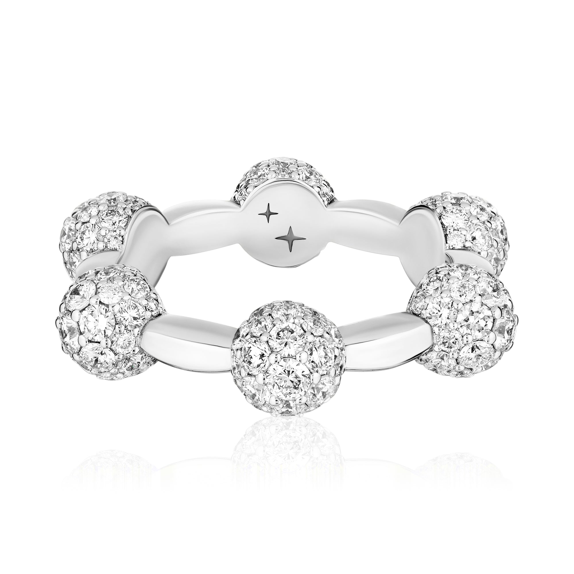 Celestial Ring in White Gold & Natural Diamonds