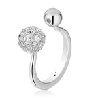 Celestial Toi et Moi Ring Semi Set in White Gold & Diamonds