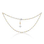 Together Forever Micro Infinity Link Choker in Two-Tone Gold with Natural Diamond Spoiled Clasp