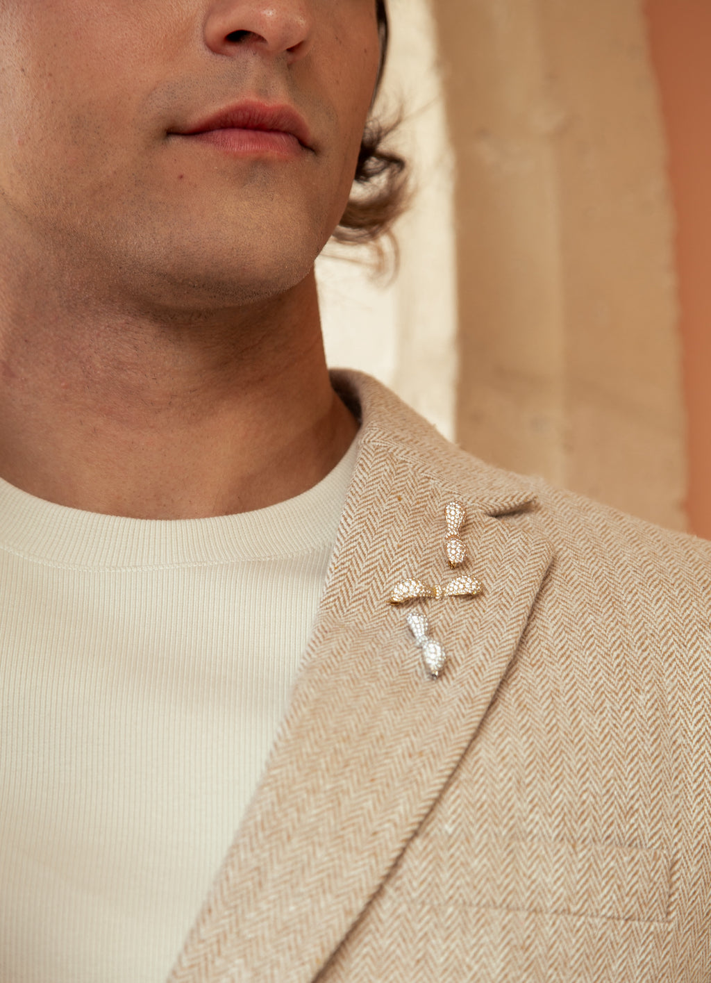 Together Forever Infinity Broach in Yellow Gold