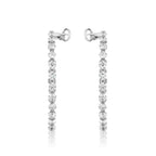 Spoiled Staples 55mm Hoop Earrings with Natural Diamonds