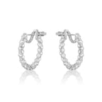 Spoiled Staples 30mm Hoop Earrings with Natural Diamonds