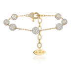 Celestial Standard Charm Bracelet in Yellow Gold & Spoiled Chain