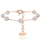 Celestial Standard Charm Bracelet in Rose Gold & Natural Diamonds