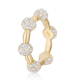 Celestial Ring in Yellow Gold with White Diamonds