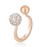 Celestial Toi et Moi Ring Semi Set in Rose Gold & Diamonds