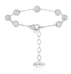 Celestial Standard Charm Bracelet in White Gold & Natural Diamonds