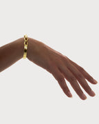 Together Forever Jumbo Infinity Cuff in Yellow Gold