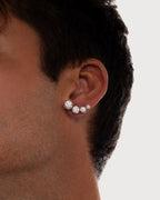 Celestial Crescent Climbers in Yellow Gold & Natural Diamonds