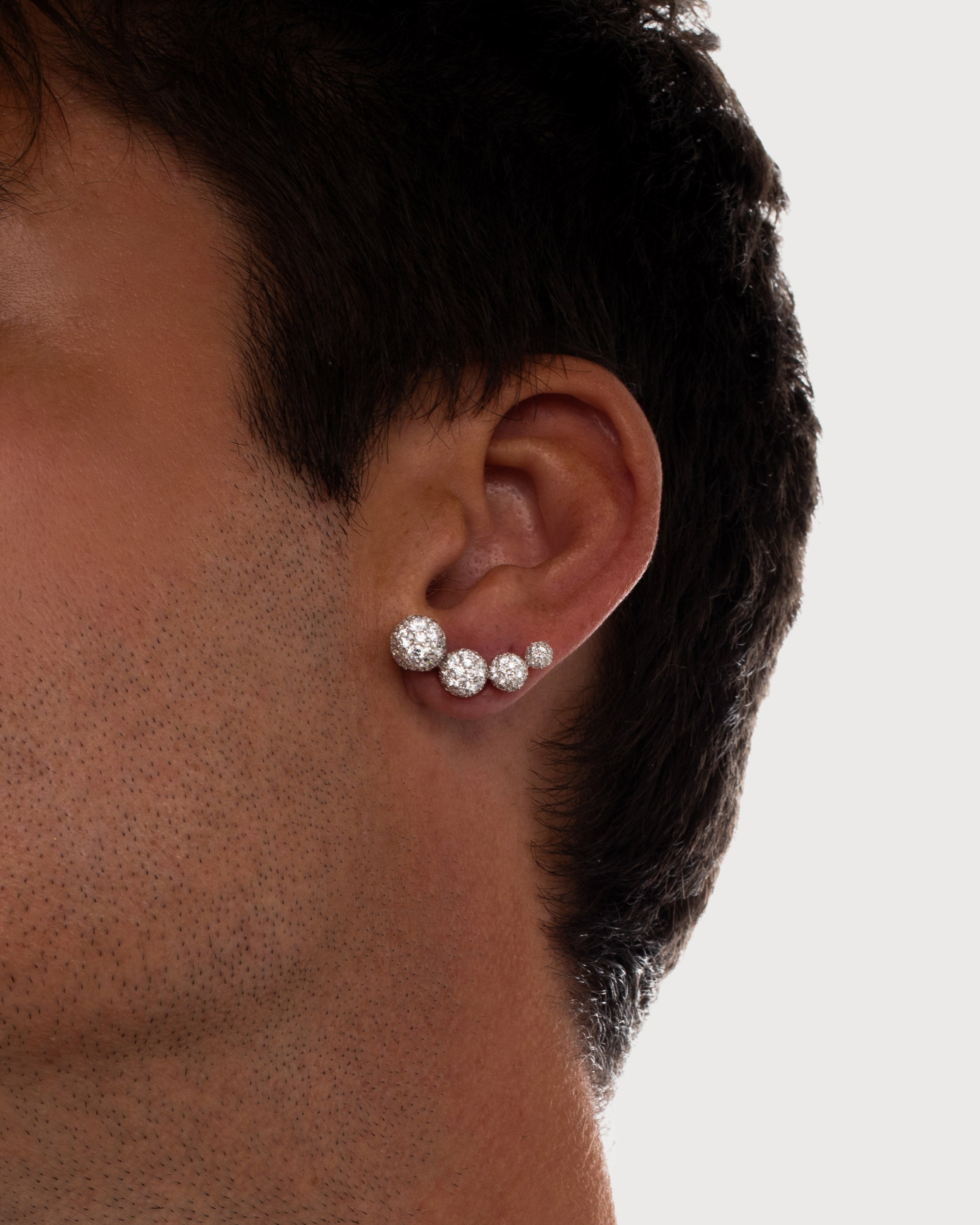 Celestial Crescent Climbers in Yellow Gold & Natural Diamonds