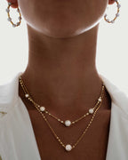 Celestial Hoop in Yellow Gold & Natural Diamonds