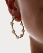 Celestial Hoop in Yellow Gold & Natural Diamonds