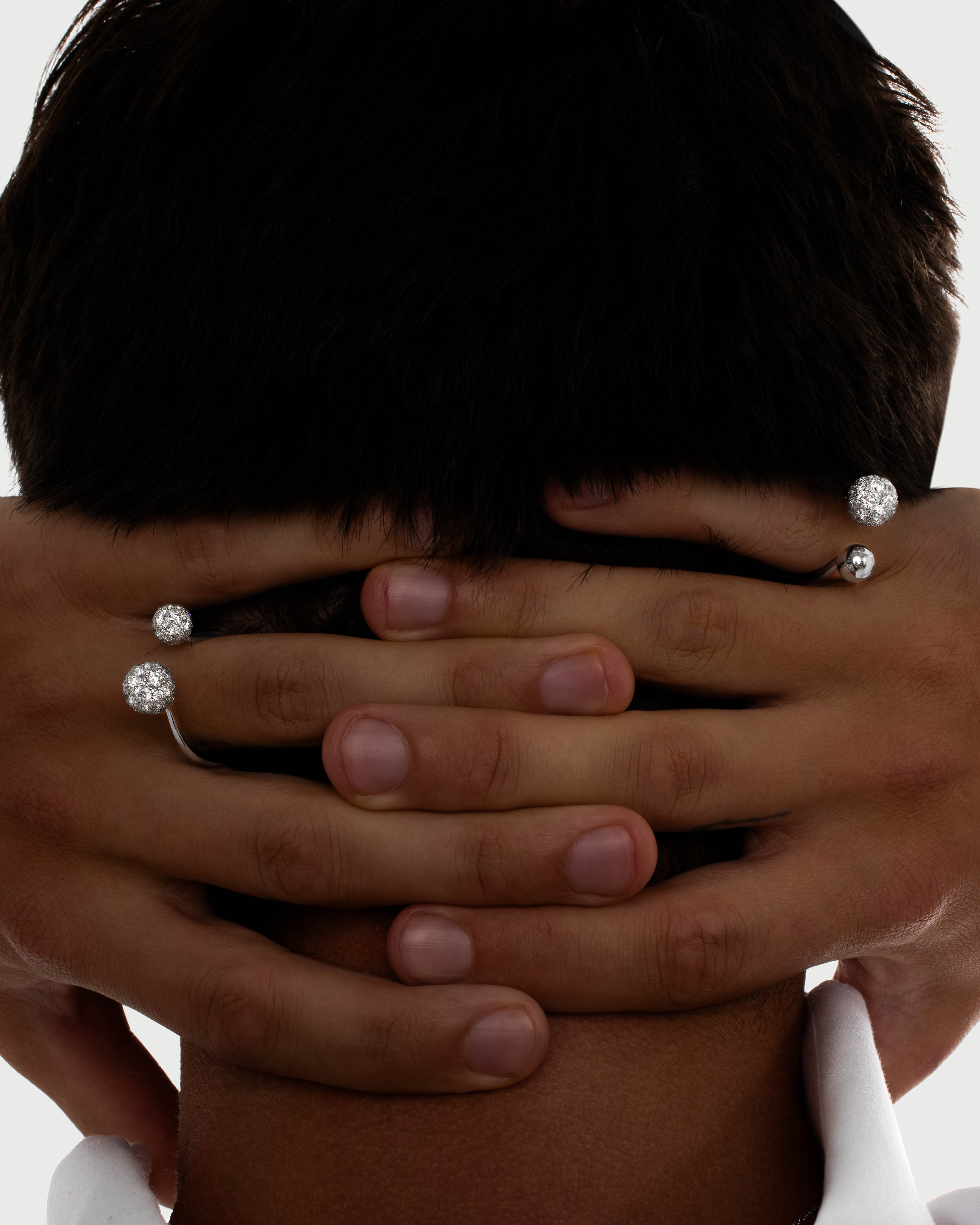 Celestial Toi et Moi Ring Semi Set in White Gold & Diamonds