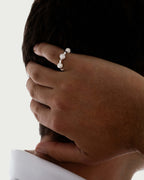 Celestial Ring in White Gold & Natural Diamonds