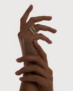 Together Forever Mini Infinity Link Ring in Yellow Gold & Natural Diamonds