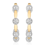 Celestial Hoop in Yellow Gold & Natural Diamonds