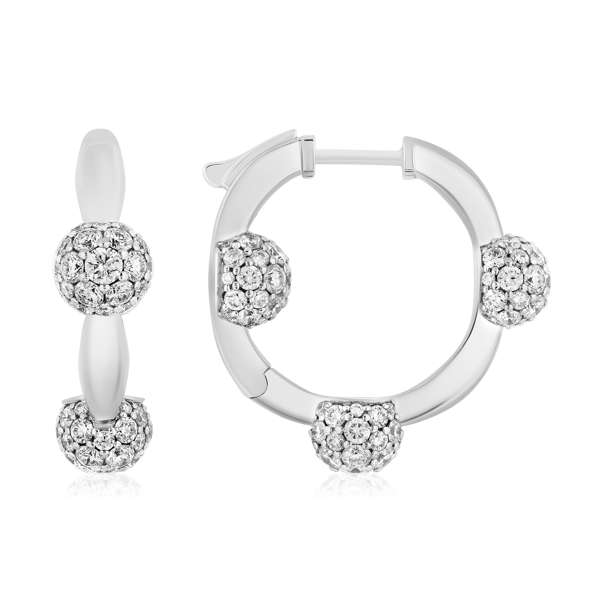 Celestial Huggy in White Gold & Natural Diamonds