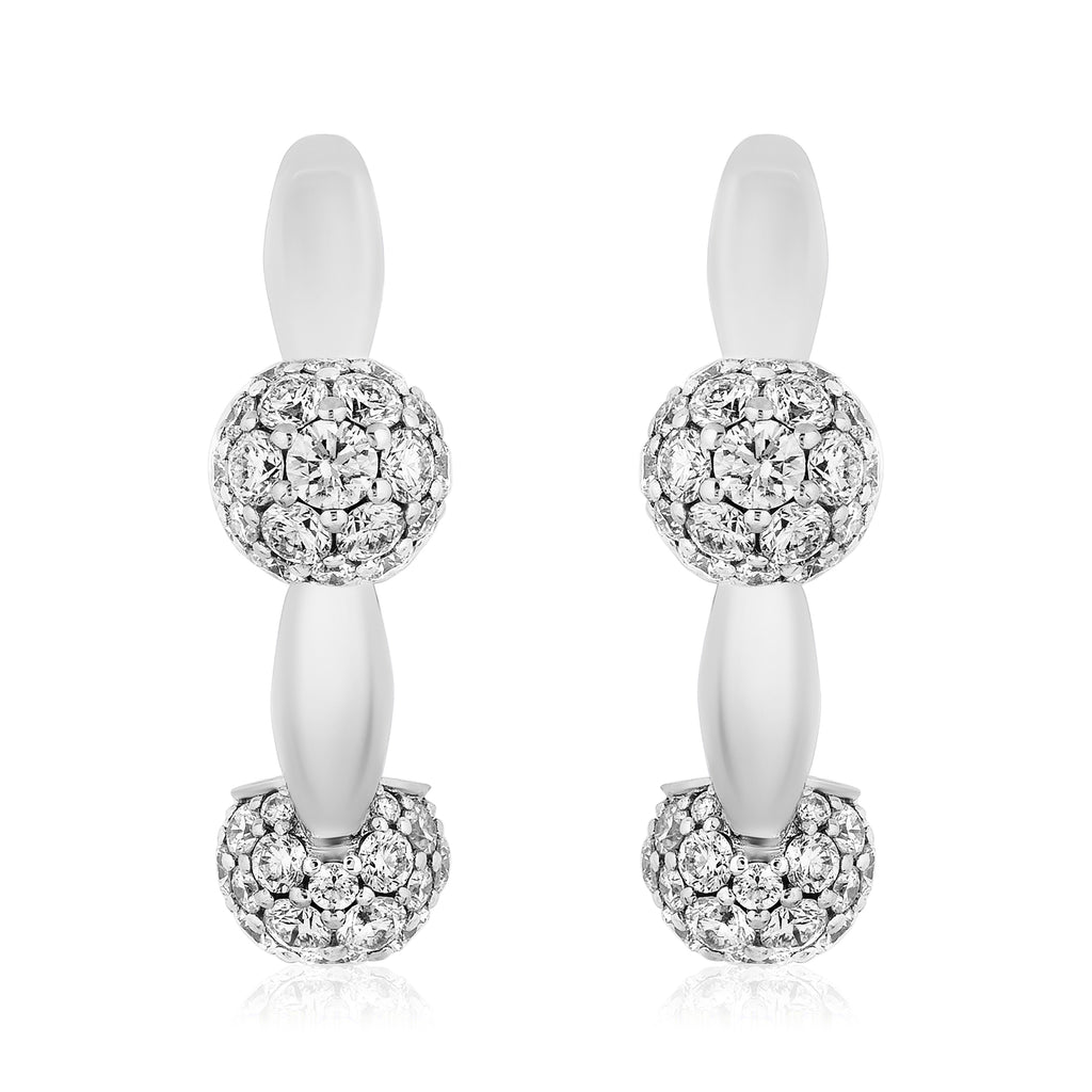 Celestial Huggy in White Gold & Natural Diamonds