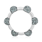 Celestial Ring in White Gold with Grey Sapphires