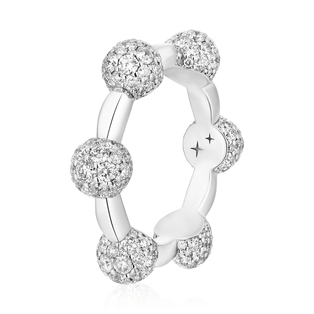 Celestial Ring in White Gold & Natural Diamonds