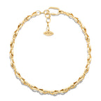 Together Forever Jumbo Forever Link Necklace Yellow Gold