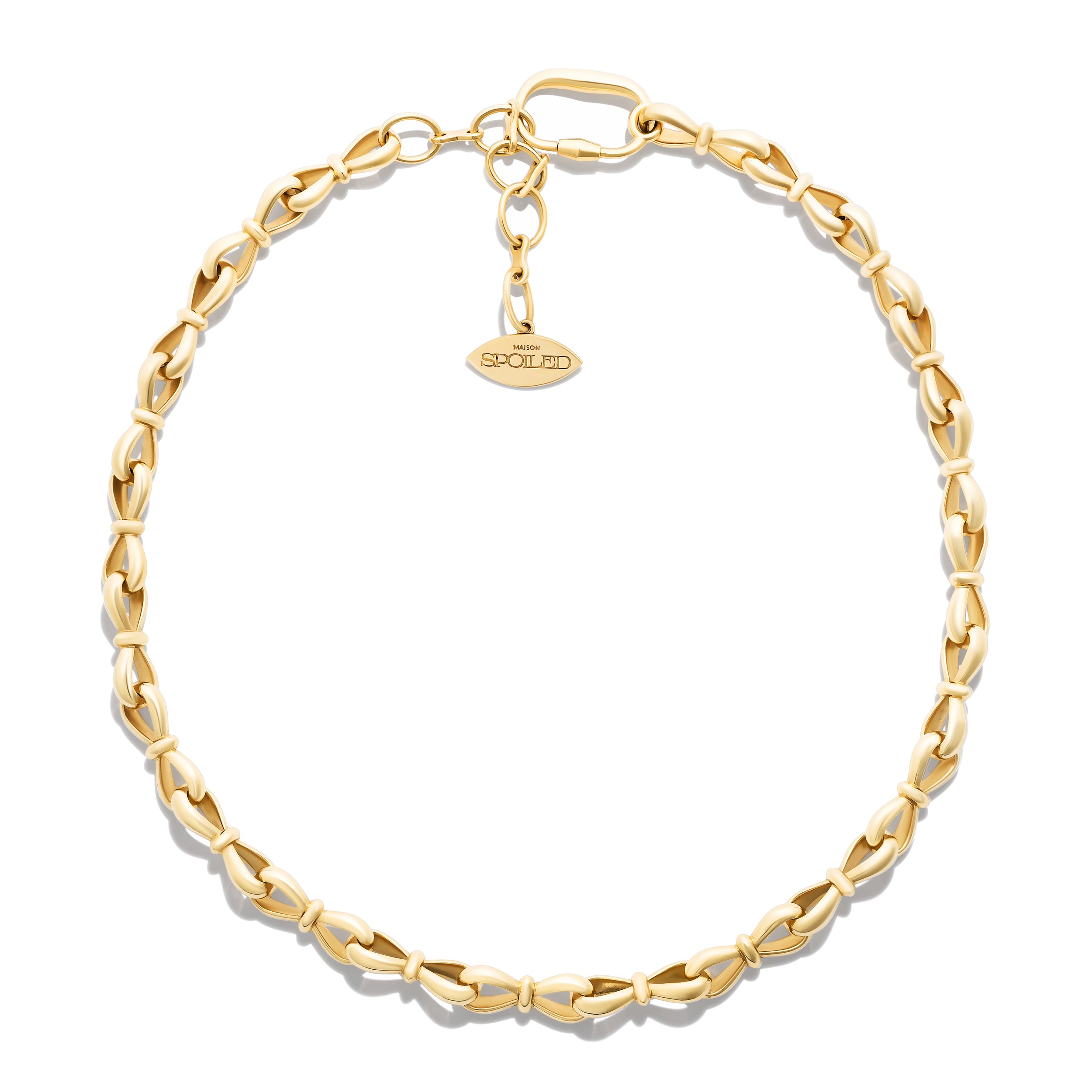 Together Forever Jumbo Forever Link Necklace Yellow Gold